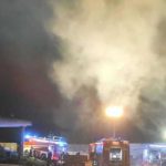 INCENDIO NELLA NOTTE IN UNA MASSERIA