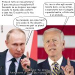 BIDEN contro PUTIN – La Vignetta di Valerio Melcore