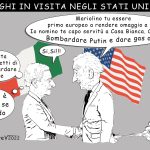 DRAGHI INCONTRA BIDEN – La Vignetta di Valerio Melcore