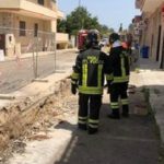 FUGA DI GAS IN UNA STRADA DI SAN CESARIO