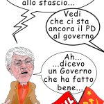 ROMA: LA SINISTRA MANIFESTA CONTRO SE STESSA. La Vignetta di Valerio Melcore