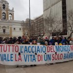  ”25/02/2023, 55 ricoverati in oncologia pediatrica a Taranto”. MANIFESTAZIONE QUESTA MATTINA DELLE ASSOCIAZIONI CHE CHIEDONO LA REVOCA DELL’IMMUNITA’ PENALE CONCESSA DAL GOVERNO AI PADRONI DEL MOSTRO