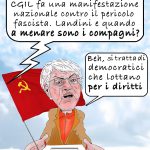 CGIL & COMPANY: DUE PESI E DUE MISURE. La Vignetta di Valerio Melcore