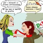 PD: IERI VOLAVANO GLI STRACCI, OGGI I VESTITI DELL’ALTA MODA –  La vignetta di Valerio Melcore