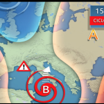 UN POTENTE CICLONE E’ IN ARRIVO SUL NOSTRO MARE