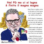 DOPO 40 ANNI FABIO FAZIO LASCIA LA POLTRONA DELLA RAI – La Vignetta di Valerio Melcore