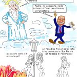 BERLUSCONI VA IN PARADISO – La Vignetta di Valerio Melcore