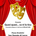 IL TEATRO DEGLI AMICI A SAN DONATO DI LECCE VENERDI’ 23 ALLE 20.30