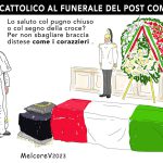 BERGOGLIO SALUTA NAPOLITANO – La Vignetta di Valerio Melcore