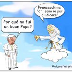 BERGOGLIO DA SAN PIETRO – La Vignetta di Valerio Melcore