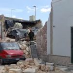 QUATTRO FERITI SUL LAVORO PER IL CROLLO DI UNA CASA DA RISTRUTTURARE
