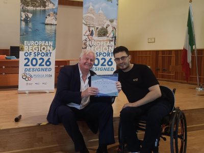 UTOPIA SPORT, FUCINA DI ECCELLENZE NELLO SPORT RICONOSCIUTE DALLA REGIONE PUGLIA PER IL 2024. A leccecronaca.it LA VOCE DI CARLO VERI, ATLETA PROTAGONISTA DEL PRESTIGIOSO RICONOSCIMENTO 2024