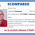 SCORRANO, SVANITO NEL NULLA UN UOMO DI 63 ANNI: RICERCHE IN CORSO