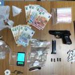 TARANTO, ARRESTATO INCENSURATO CHE AVEVA IN CASA DROGA E PISTOLA