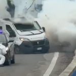 ASSALTO AL FURGONE BLINDATO / SCOPERTE ALTRE DUE AUTO USATE DAL COMMANDO E ABBANDONATE BRUCIATE