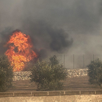 IL SALENTO CONTINUA A BRUCIARE, ALTRO FRONTE DI FUOCO AD ANDRANO
