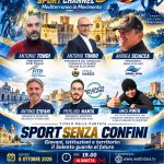 COPERTINO SPORT CHANNEL, QUESTA SERA, GIOVEDI’ 8 OTTOBRE,  “Sport senza confini”: GIOVANI, ISTITUZIONI E TERRITORIO GUARDANO AL FUTURO